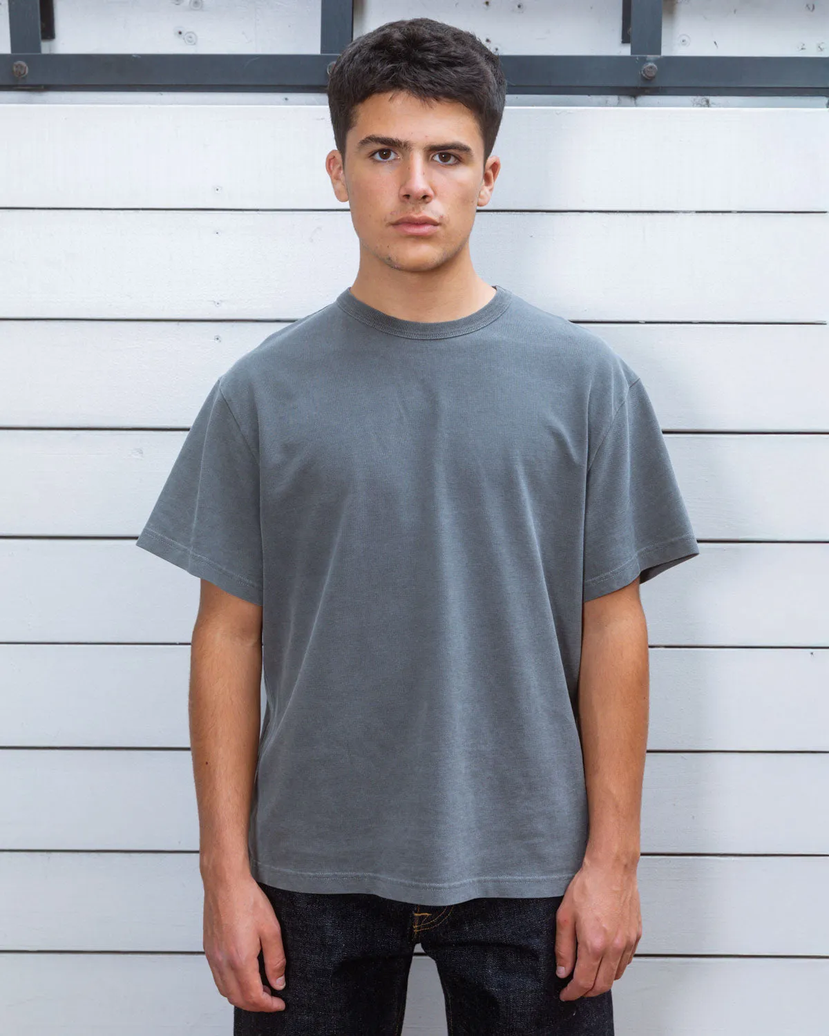 Pigment Pique T-shirt - Washed Black sold by Brain Dead product image thumbnail 2