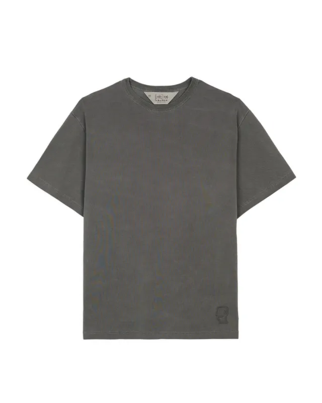 Pigment Pique T-shirt - Washed Black made by Brain Dead
