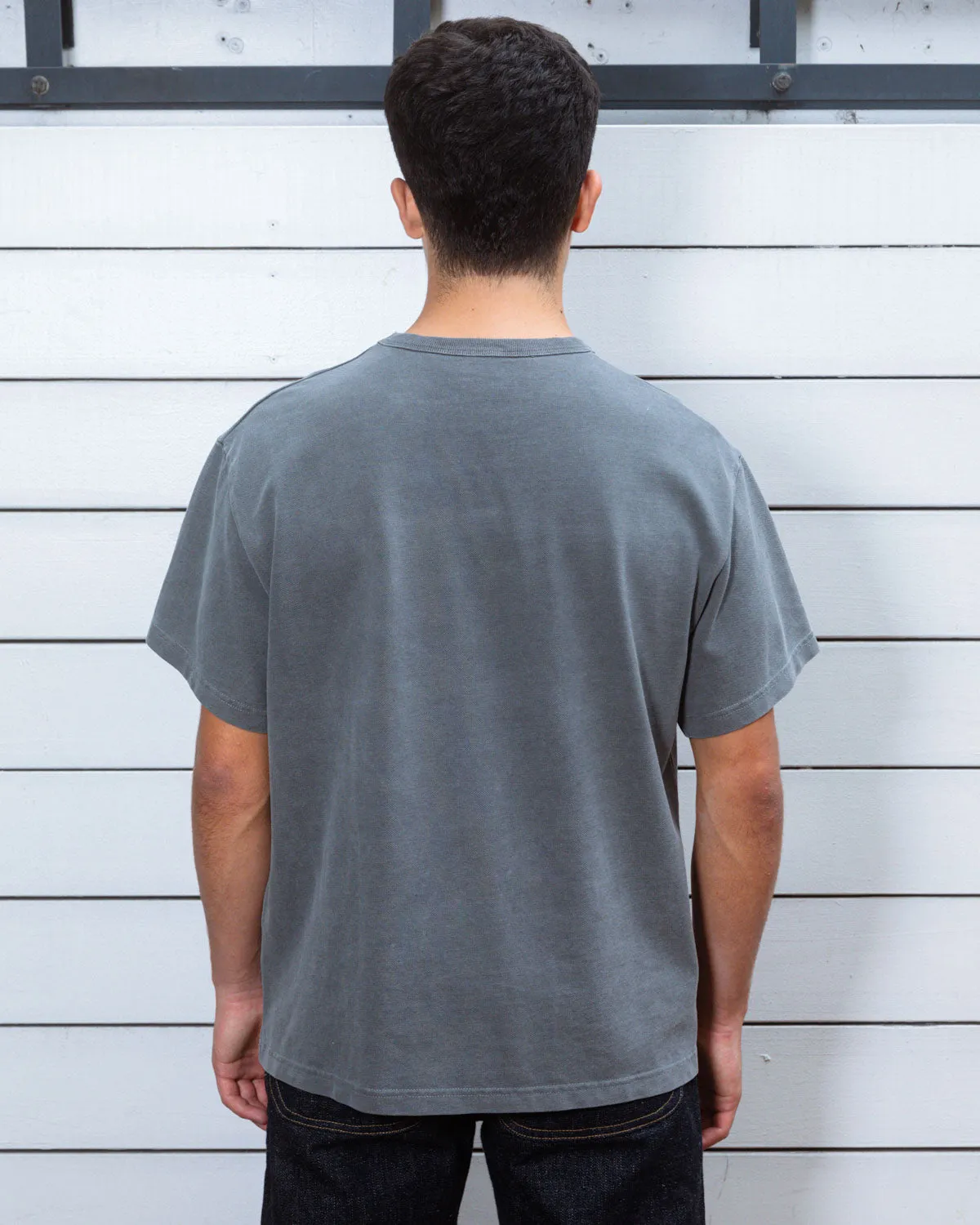 Pigment Pique T-shirt - Washed Black sold by Brain Dead product image thumbnail 5