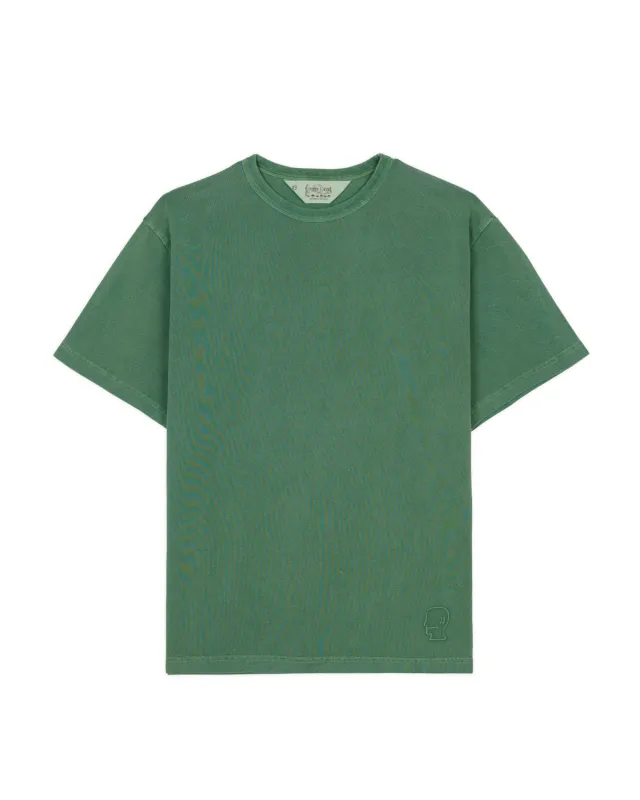 Pigment Pique T-shirt - Seafoam sold by Brain Dead