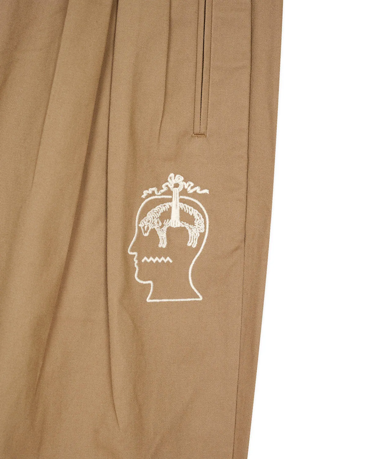 Brooks Brothers California Pleated Chino Trouser - Desert sold by Brain Dead product image thumbnail 4