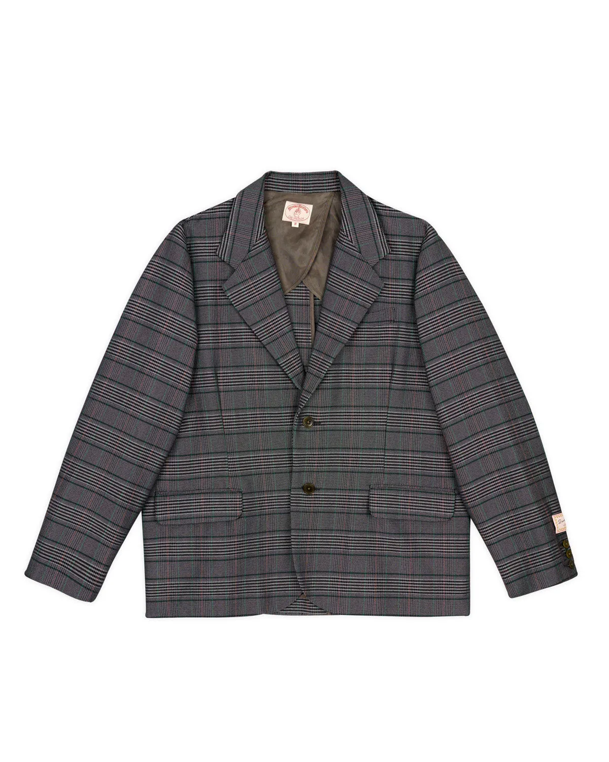Brooks Brothers California Glen Check Blazer - Grey sold by Brain Dead