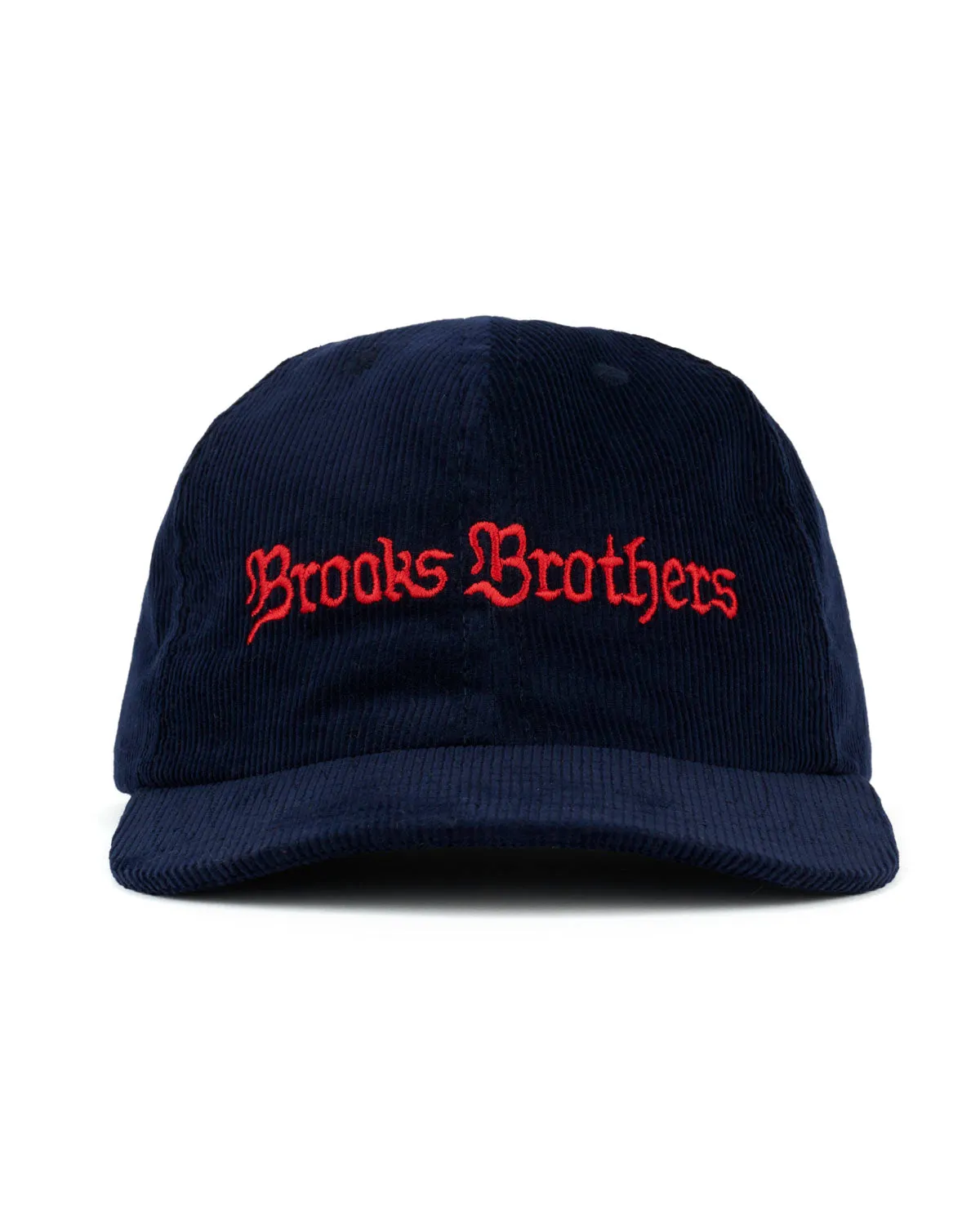 Brooks Brothers California 6 Panel Corduroy Hat - Navy sold by Brain Dead