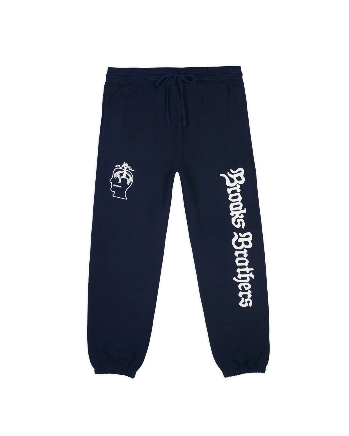 Brooks Brothers California Collegiate Sweatpant - Navy sold by Brain Dead
