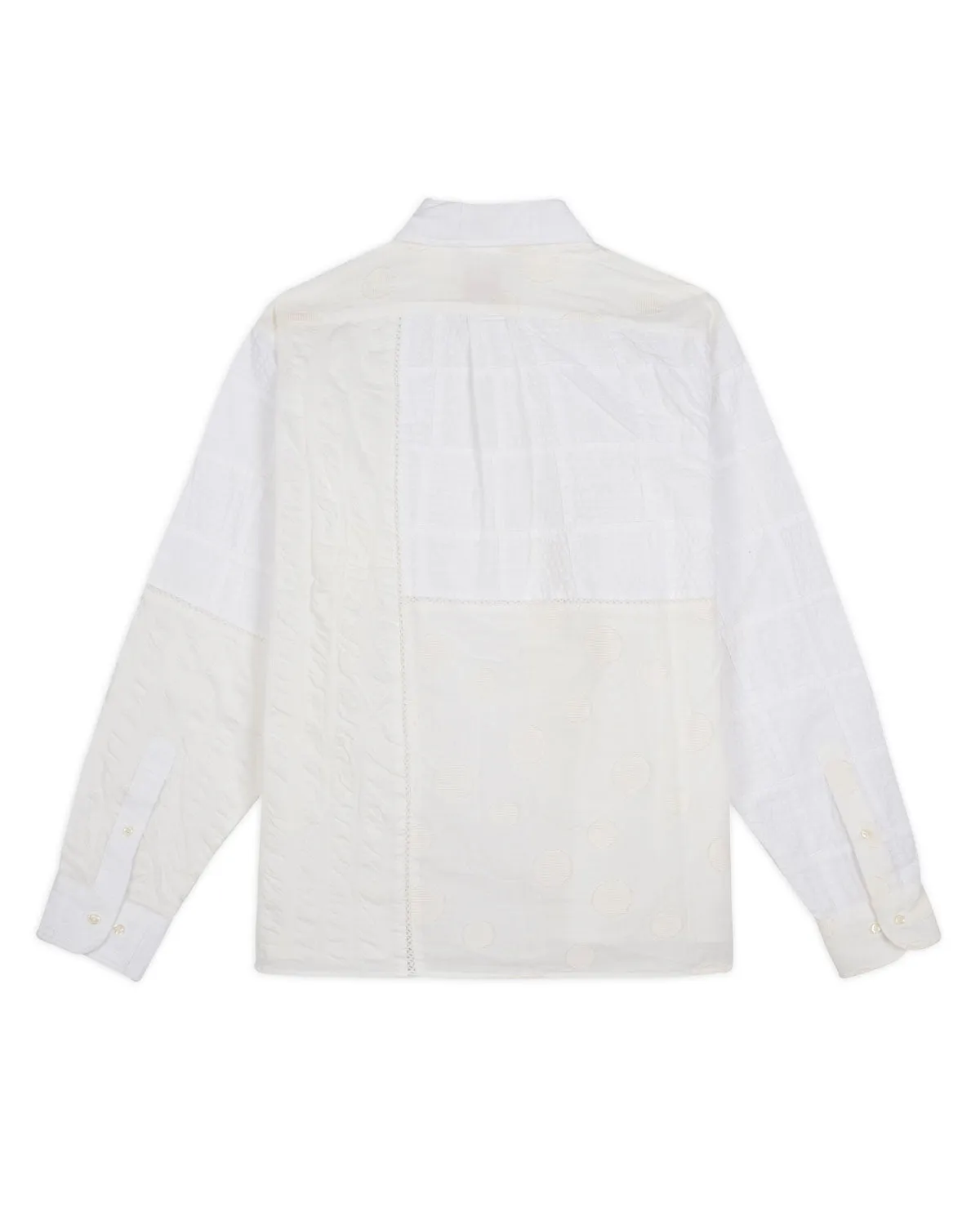 Brooks Brothers California Patchwork Oxford Button Up Shirt - White Multi sold by Brain Dead product image thumbnail 3