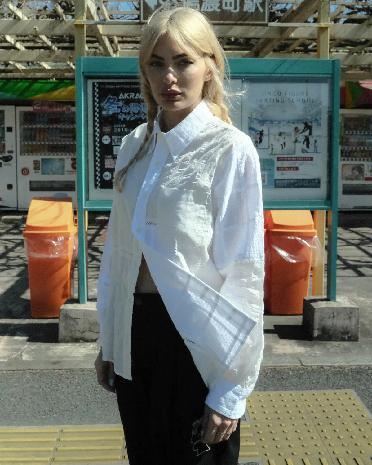 Brooks Brothers California Patchwork Oxford Button Up Shirt - White Multi sold by Brain Dead product image thumbnail 5