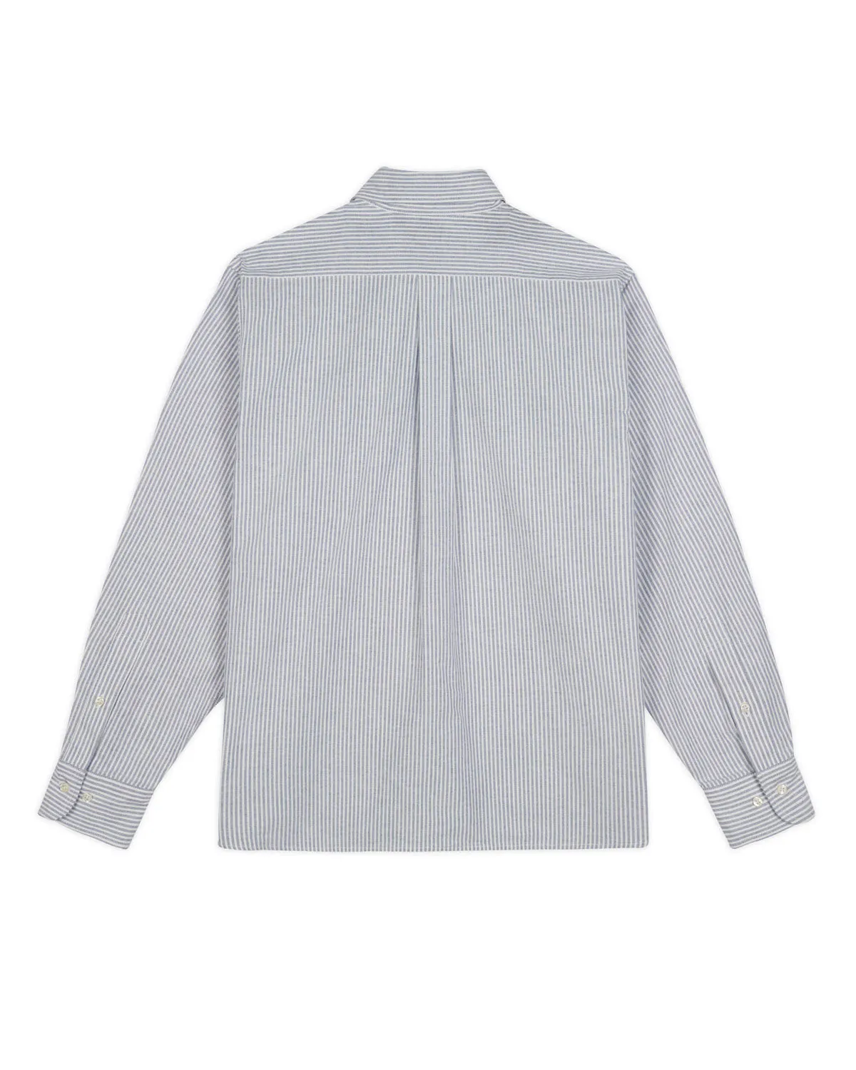 Brooks Brothers California Embroidered Striped Oxford Button Up Shirt - Blue sold by Brain Dead product image thumbnail 3