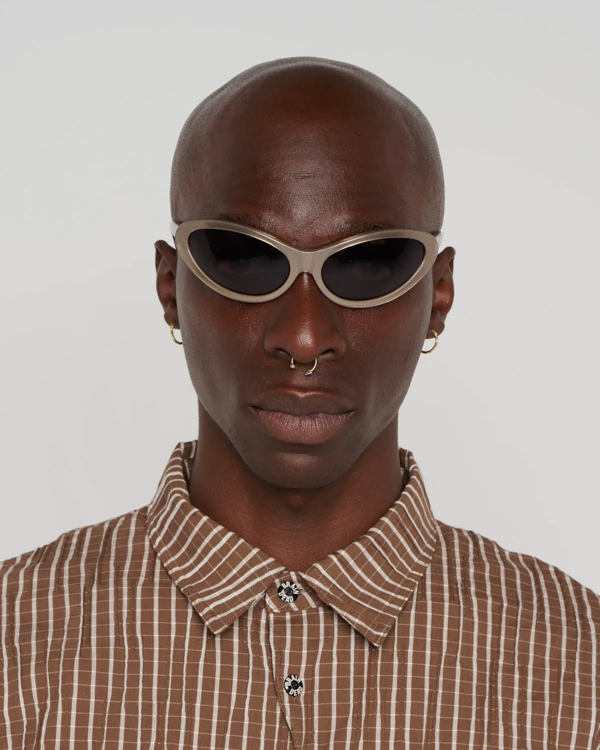 Bug Post Modern Primitive Eye Protection - Silver Sparkle sold by Brain Dead product image thumbnail 5