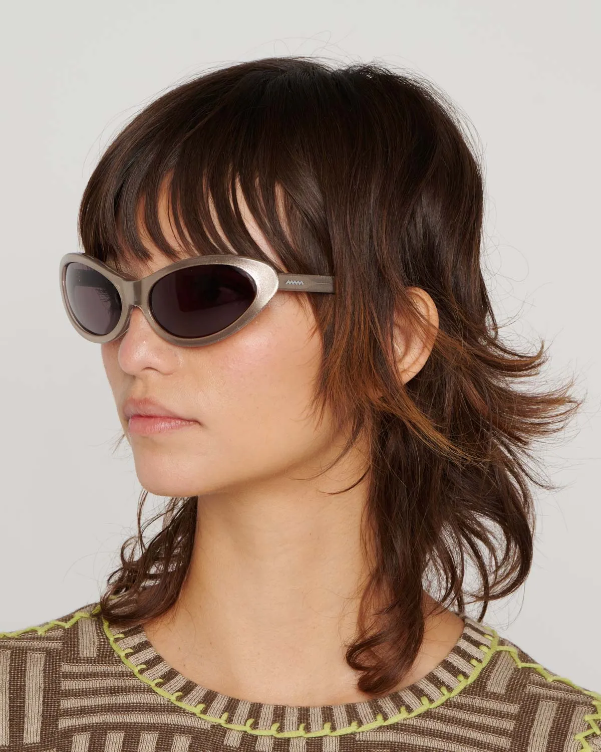 Bug Post Modern Primitive Eye Protection - Silver Sparkle sold by Brain Dead product image thumbnail 2