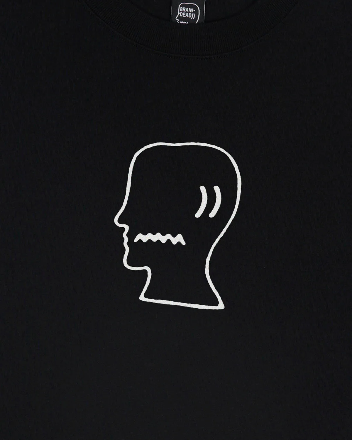 Brain Dead Logohead T-shirt - Black sold by Brain Dead product image thumbnail 2