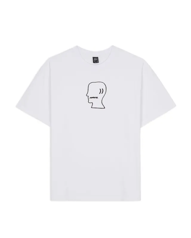 Brain Dead Logohead T-shirt - White made by Brain Dead
