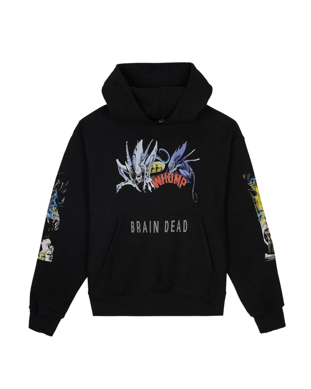 Brain Dead x Aliens Hoodie - Black sold by Brain Dead