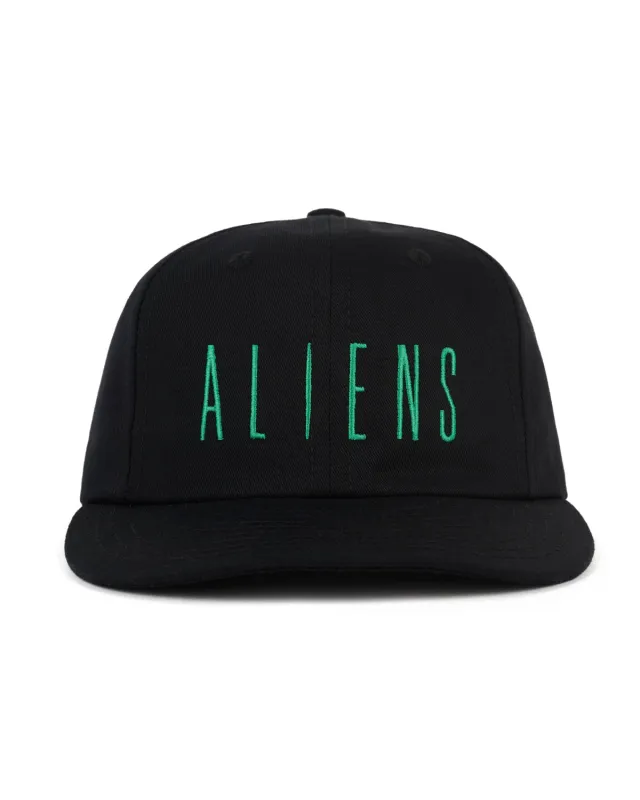 Brain Dead x Aliens 6 Panel Hat - Black made by Brain Dead