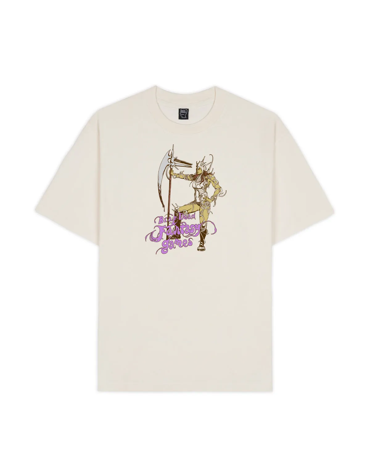 Fantasy Games Mystic Protector T-shirt - Natural sold by Brain Dead