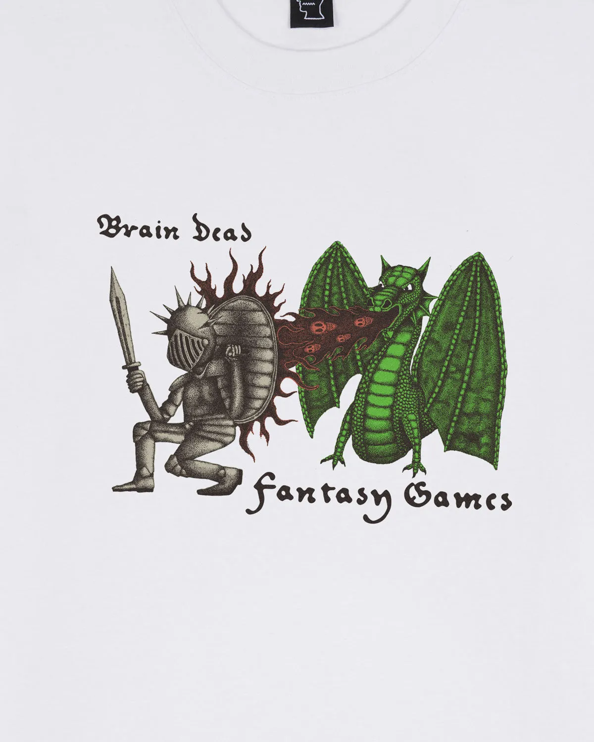 Fantasy Games Dungeon Crawler T-shirt - White sold by Brain Dead product image thumbnail 2