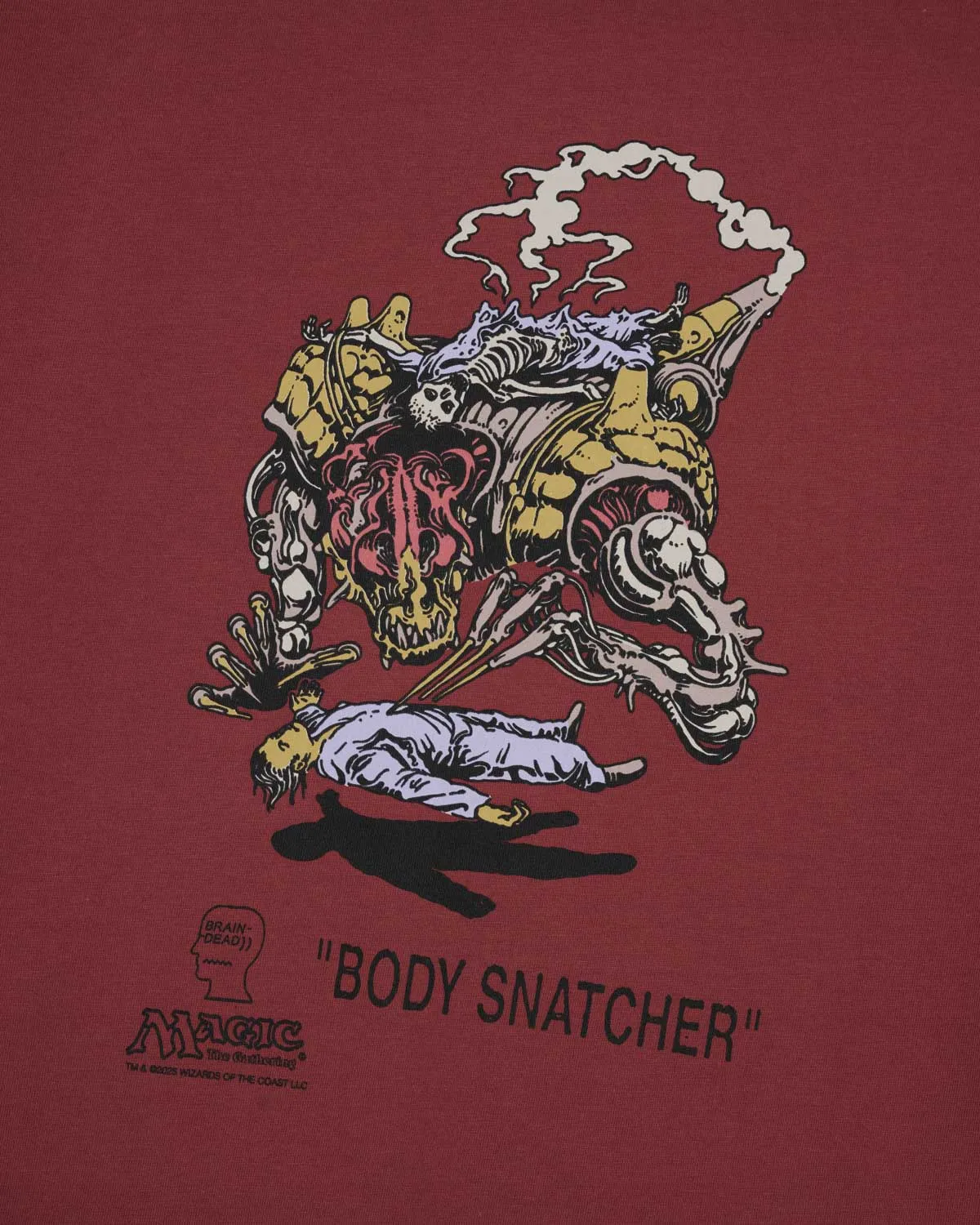 Brain Dead x Magic: The Gathering Body Snatcher T-shirt - Maroon sold by Brain Dead product image thumbnail 2