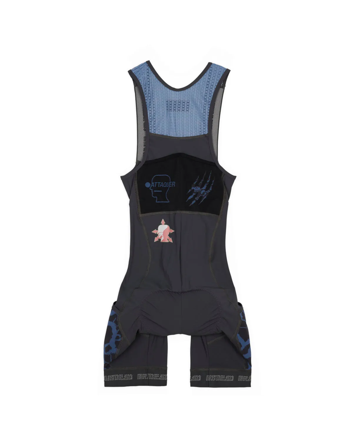 Brain Dead x Attaquer Women's Cargo Bib - Blue Multi sold by Brain Dead product image thumbnail 2