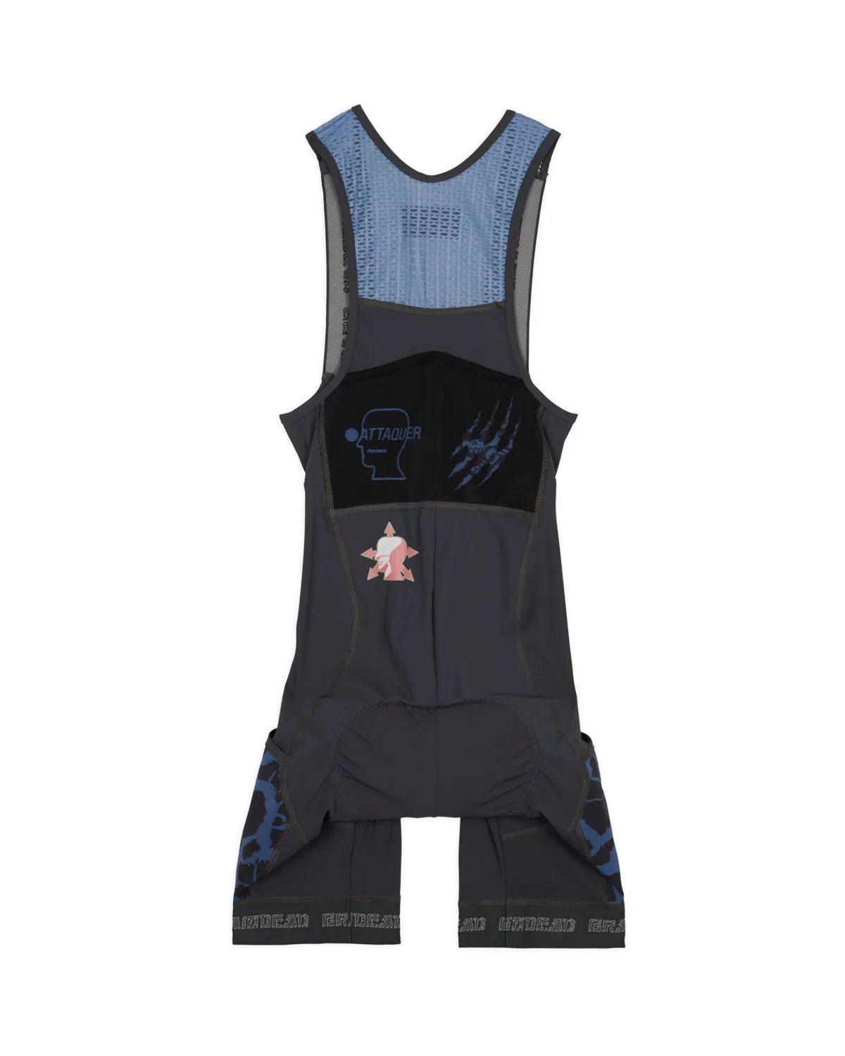 Brain Dead x Attaquer Cargo Bib - Blue Multi sold by Brain Dead product image thumbnail 2
