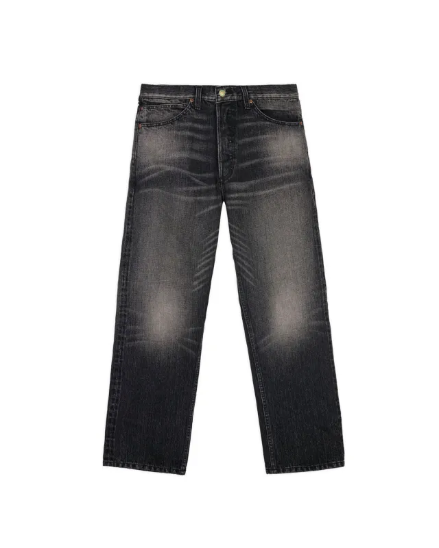 Type 01 13.2oz Selvedge Denim Pant - Washed Black made by Brain Dead