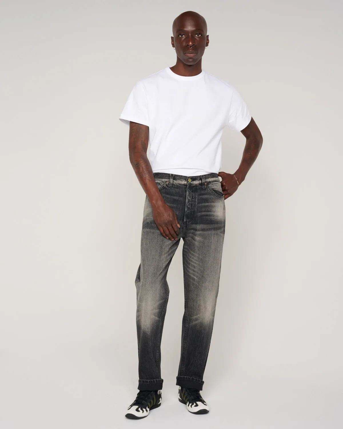 Type 01 13.2oz Selvedge Denim Pant - Washed Black sold by Brain Dead product image thumbnail 4