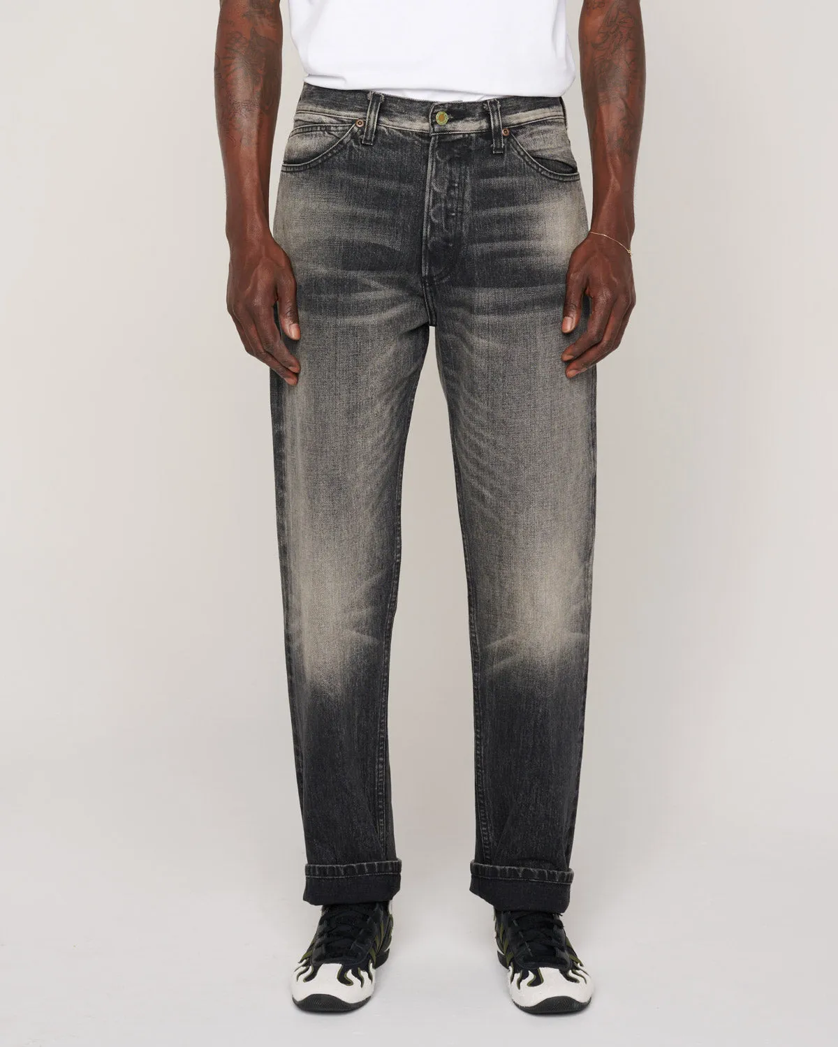 Type 01 13.2oz Selvedge Denim Pant - Washed Black sold by Brain Dead product image thumbnail 2