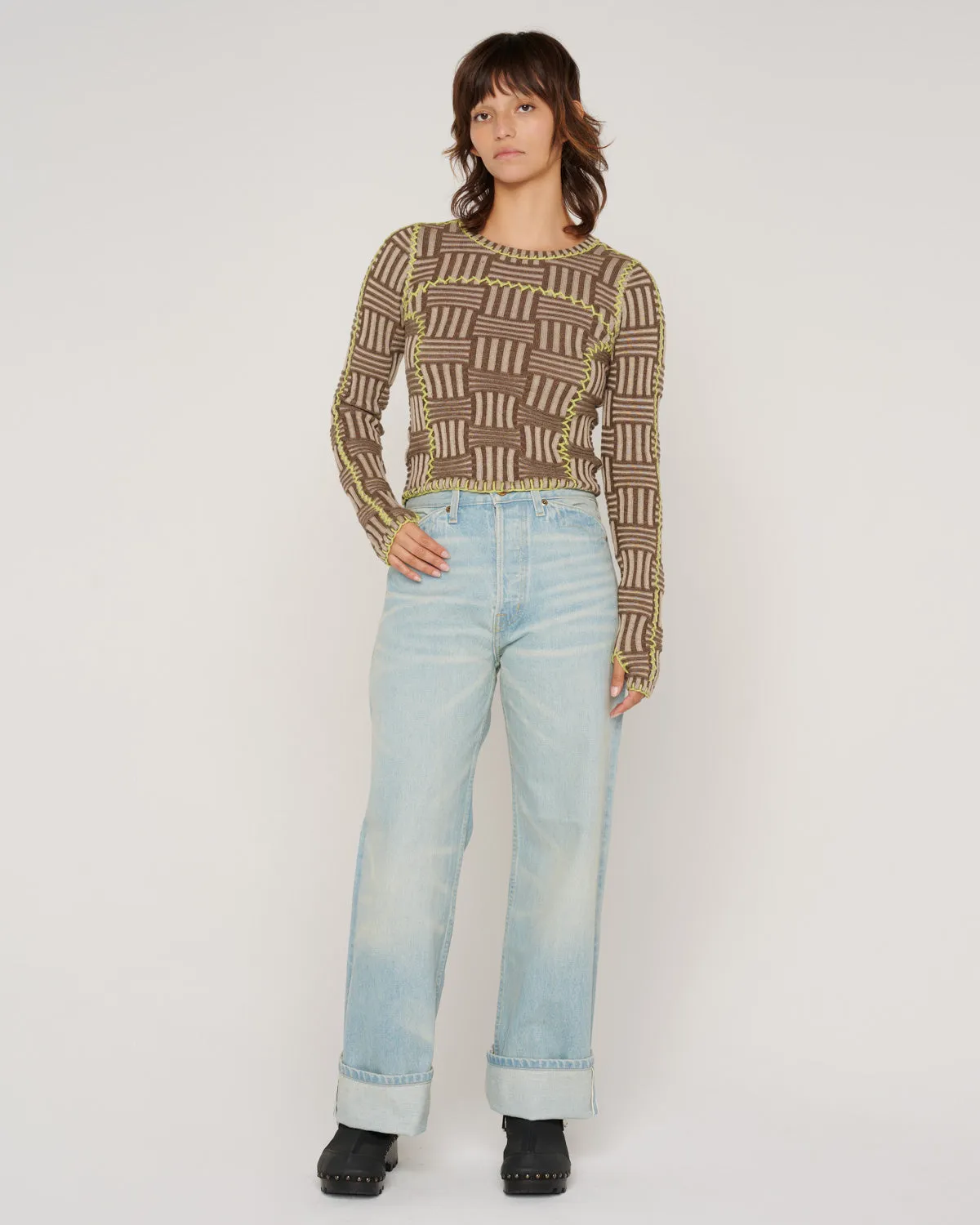 Type 00 15oz Selvedge Denim Pant - Light Washed Indigo sold by Brain Dead product image thumbnail 4