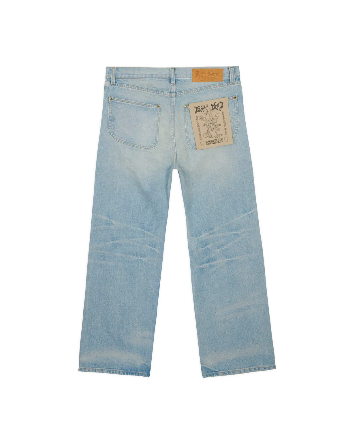Type 00 15oz Selvedge Denim Pant - Light Washed Indigo sold by Brain Dead product image thumbnail 5