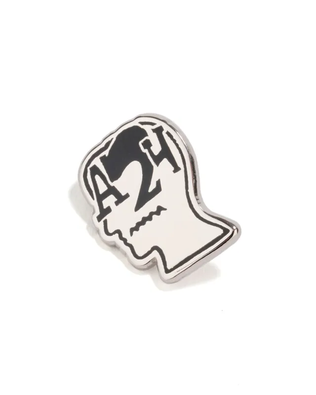 Brain Dead x A24 Enamel Pin - Silver sold by Brain Dead