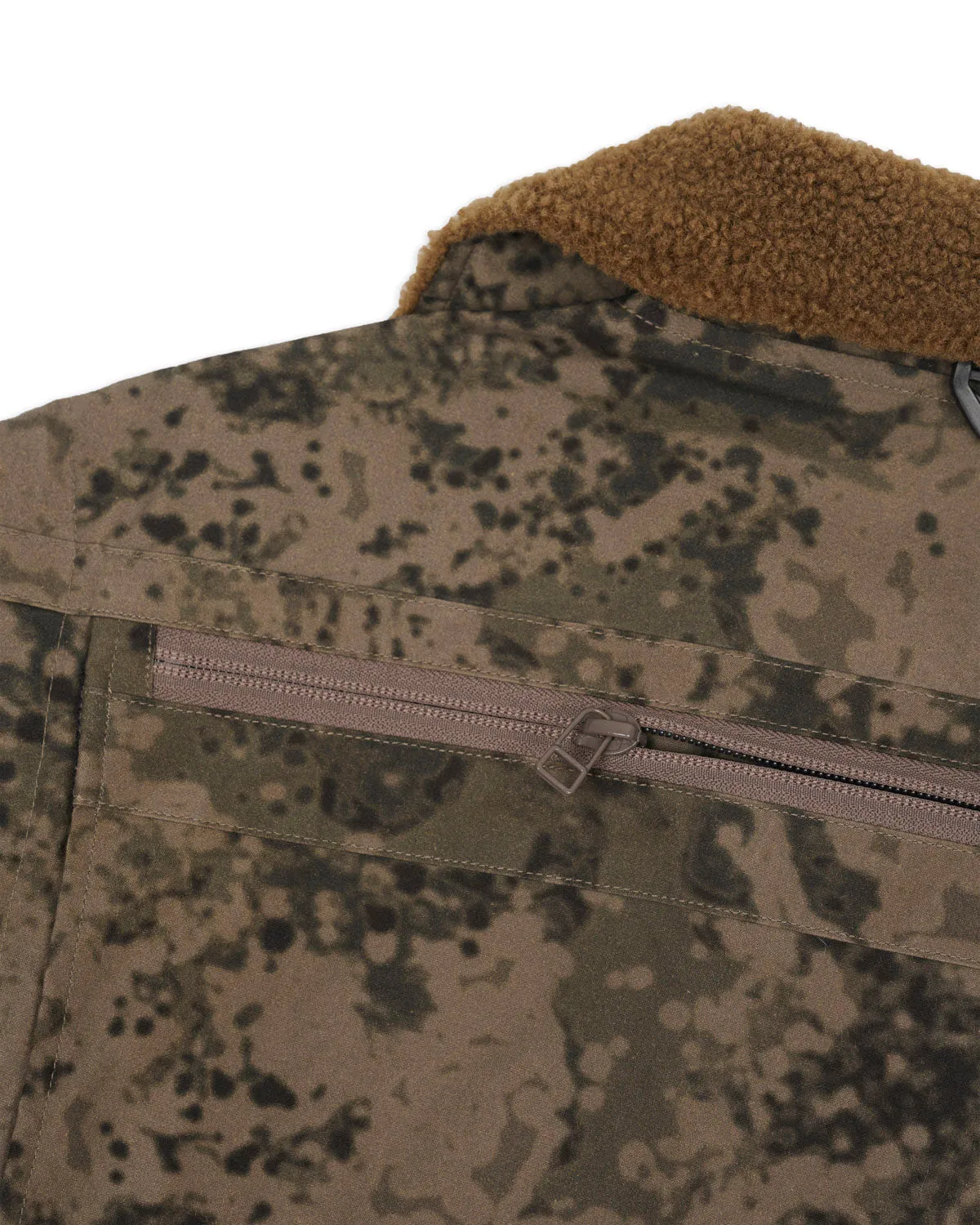 Brain Dead x South2 West8 Fleece Sleeve Tenkara Short Jacket - Grey sold by Brain Dead product image thumbnail 5