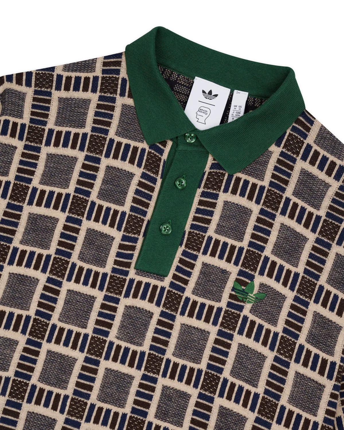 Brain Dead x adidas Polo Shirt - Brown Multi sold by Brain Dead product image thumbnail 2