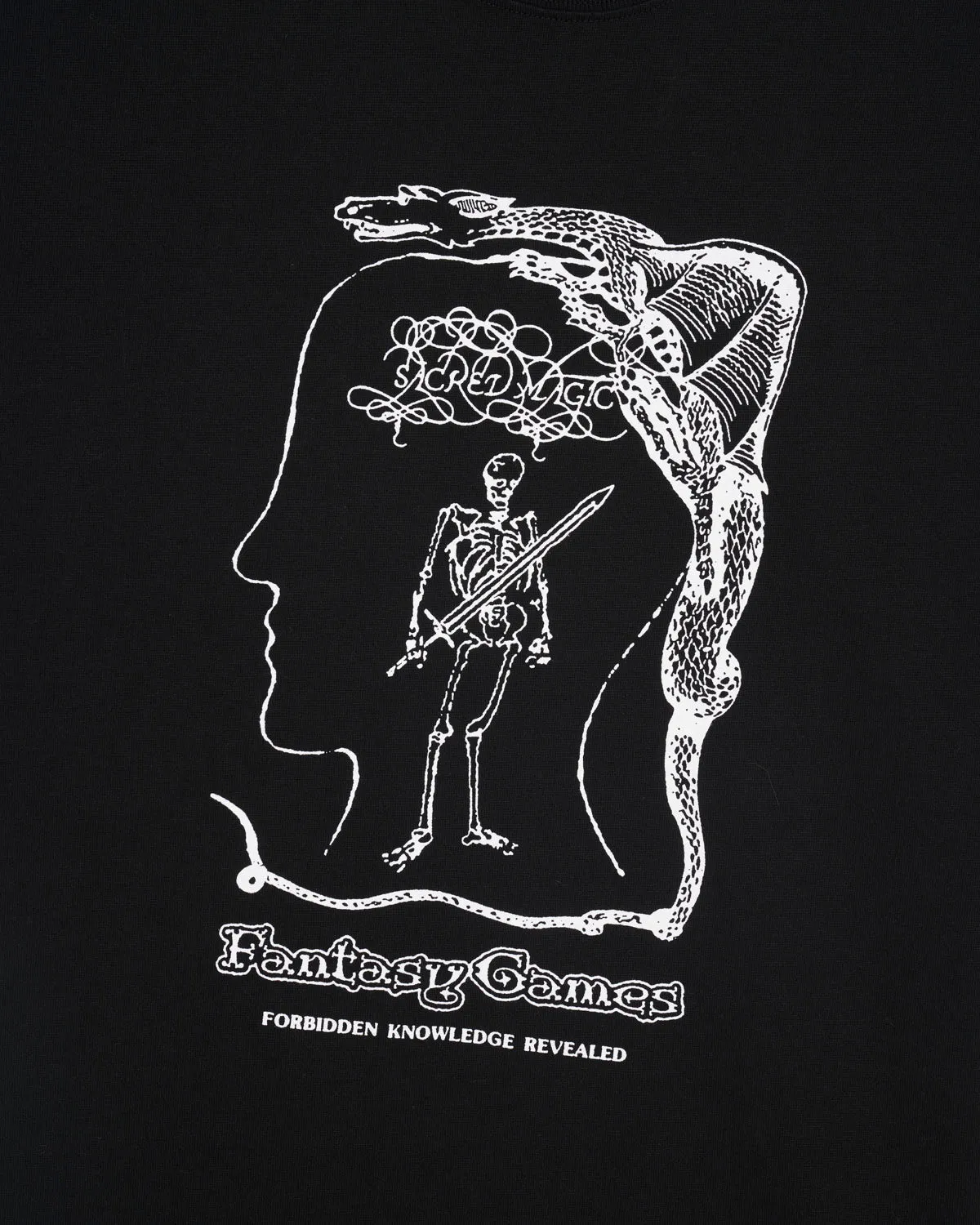 Brain Dead Fantasy Games Sacred Magic T-shirt - Black sold by Brain Dead product image thumbnail 2