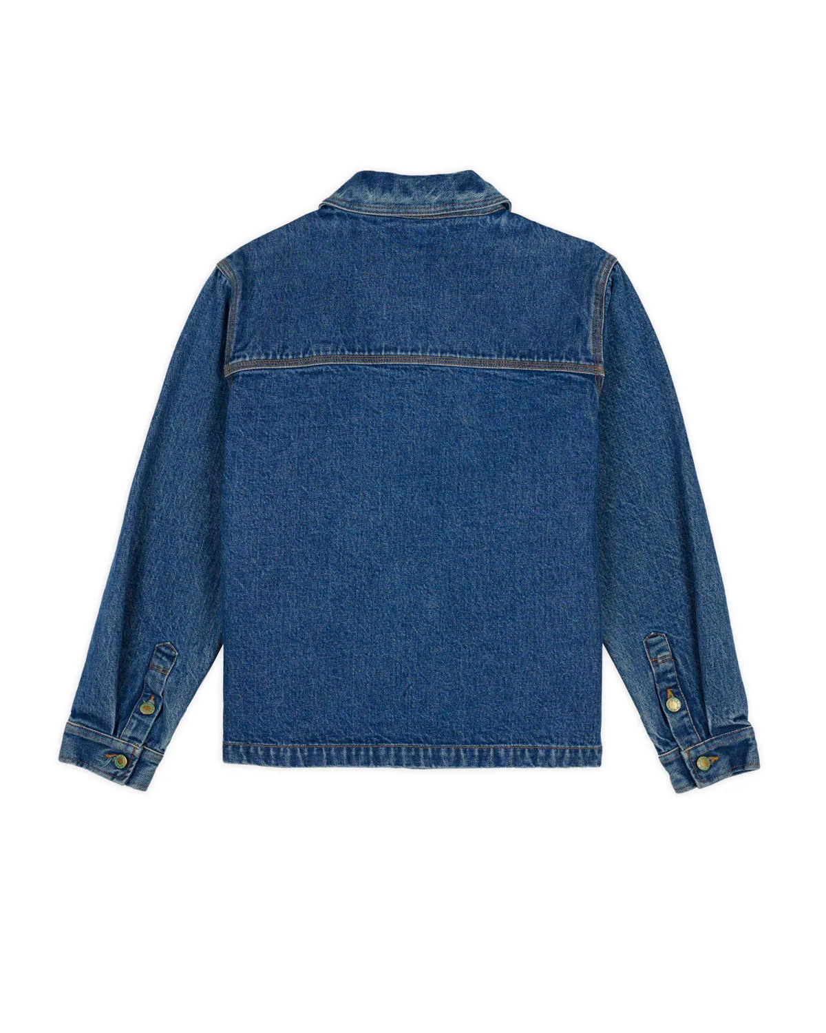 15oz Selvedge Denim 37 Work Shirt - Washed Indigo sold by Brain Dead product image thumbnail 3