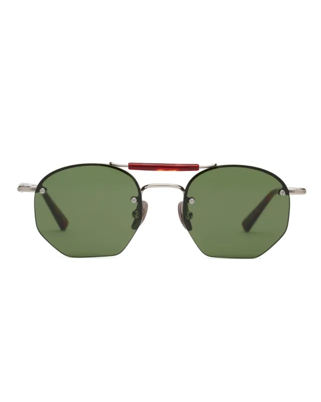 Kaz Post Modern Primitive Eye Protection - Black/Silver made by Brain Dead