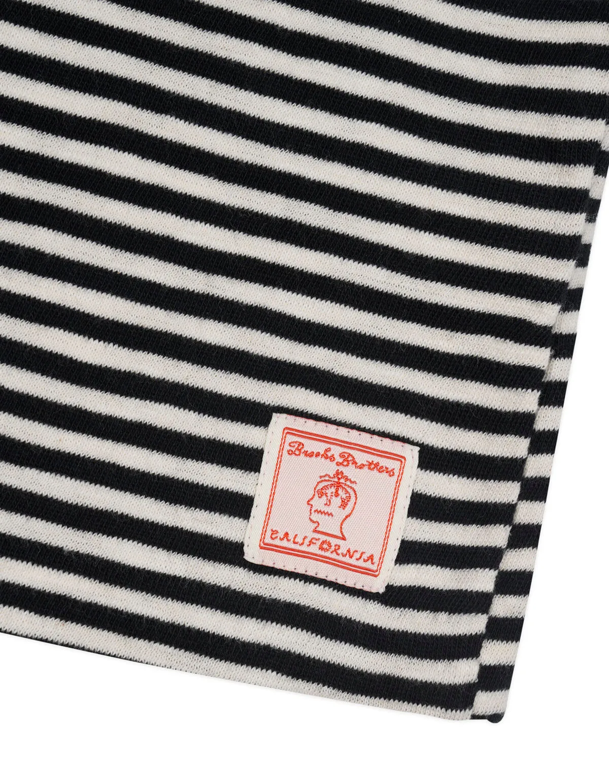 Brooks Brothers California Loose Knit Striped T-Shirt - Black sold by Brain Dead product image thumbnail 2