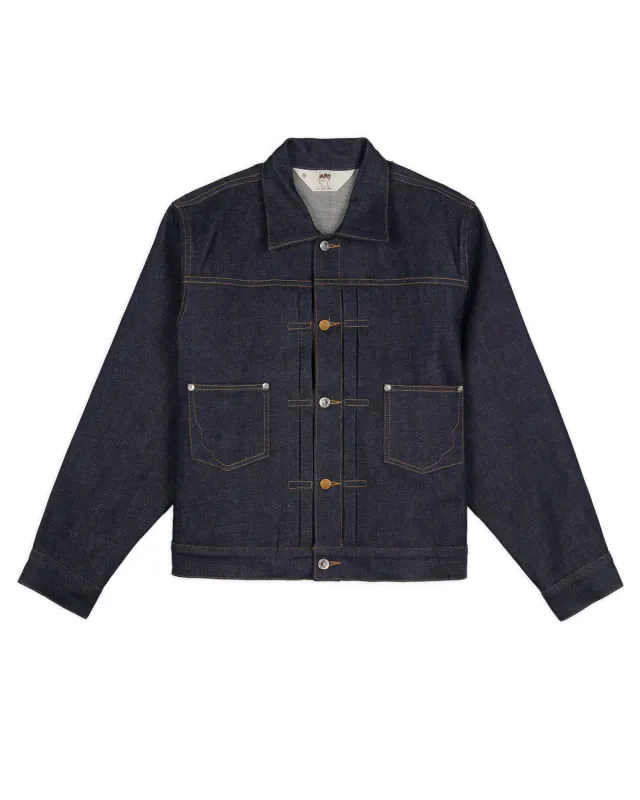 Brain Dead x A.P.C. Selvedge Trucker Jacket - Indigo sold by Brain Dead