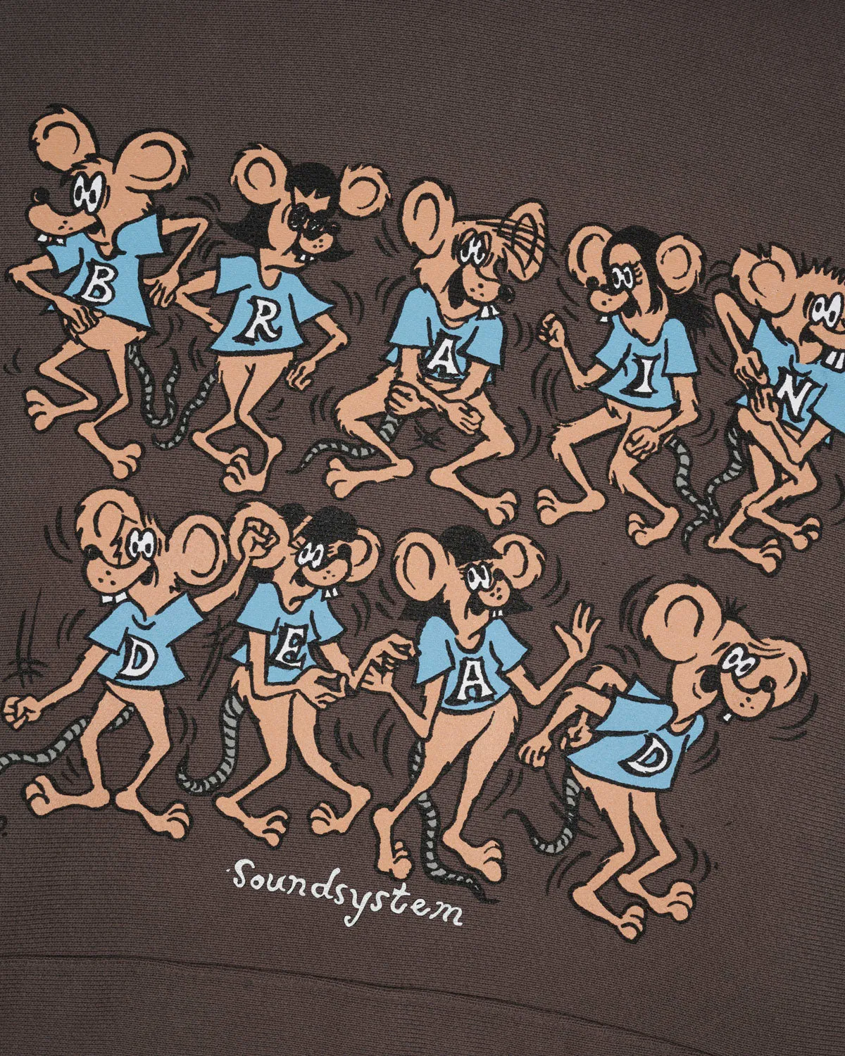 Rat Dance Soundsystem Hoodie - Clay sold by Brain Dead product image thumbnail 2