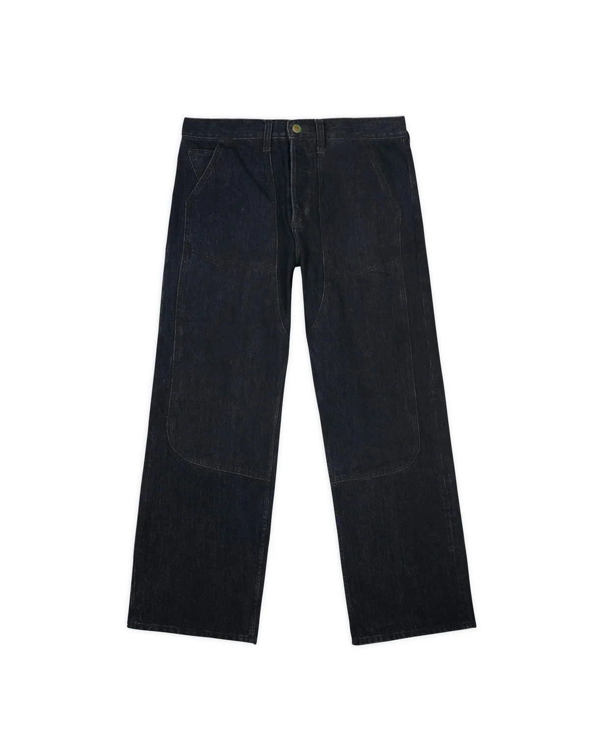 Type 02 13.2oz Selvedge Denim Pant - Washed Black sold by Brain Dead