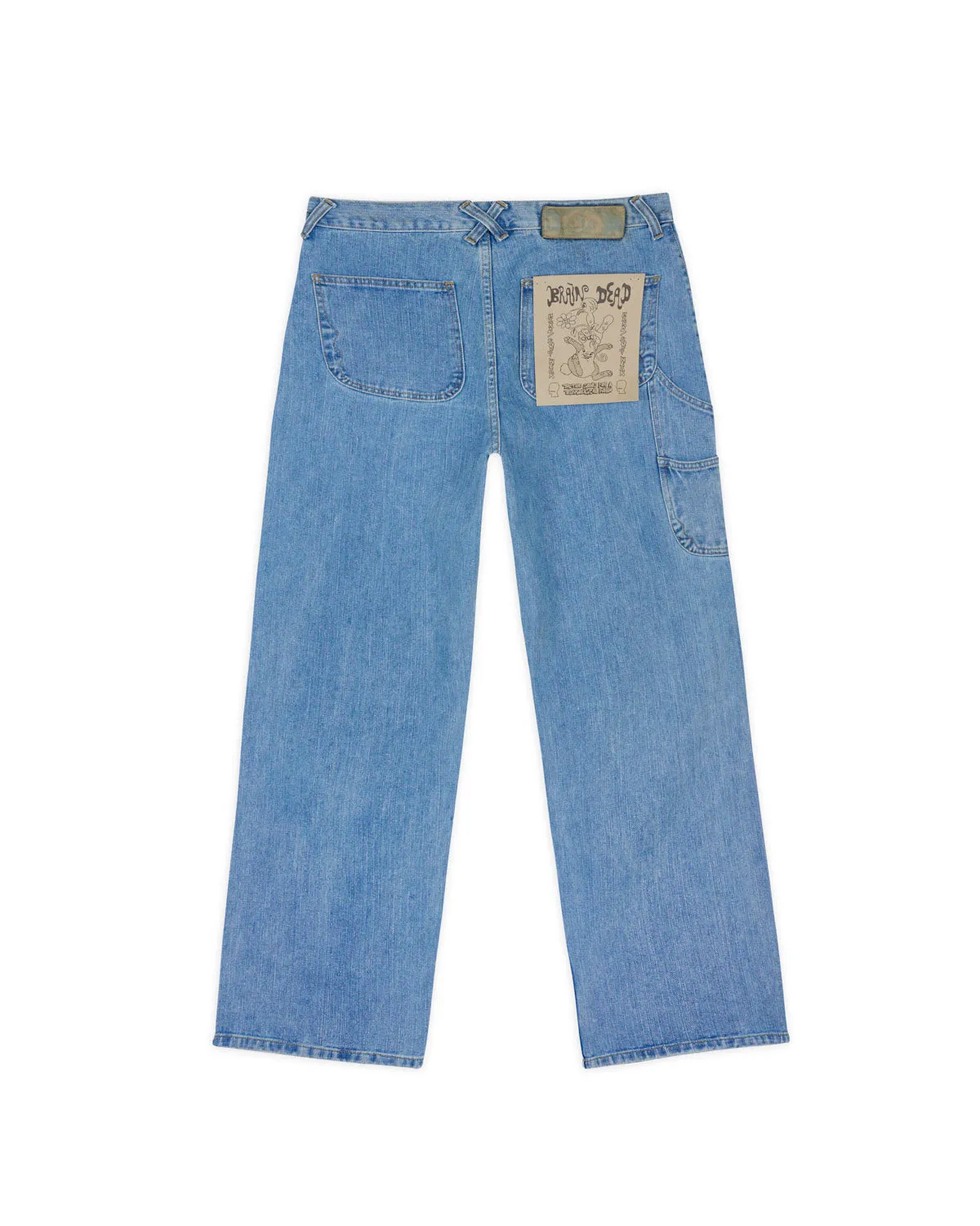 Type 02 14.1oz Selvedge Denim Pant - Washed Indigo sold by Brain Dead product image thumbnail 2