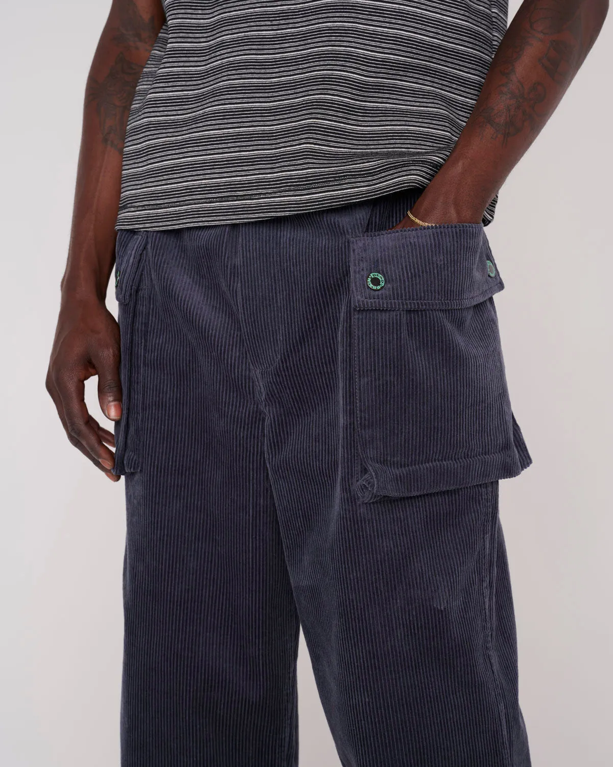 Cord P44 Jungle Pant - Grey Blue sold by Brain Dead product image thumbnail 2