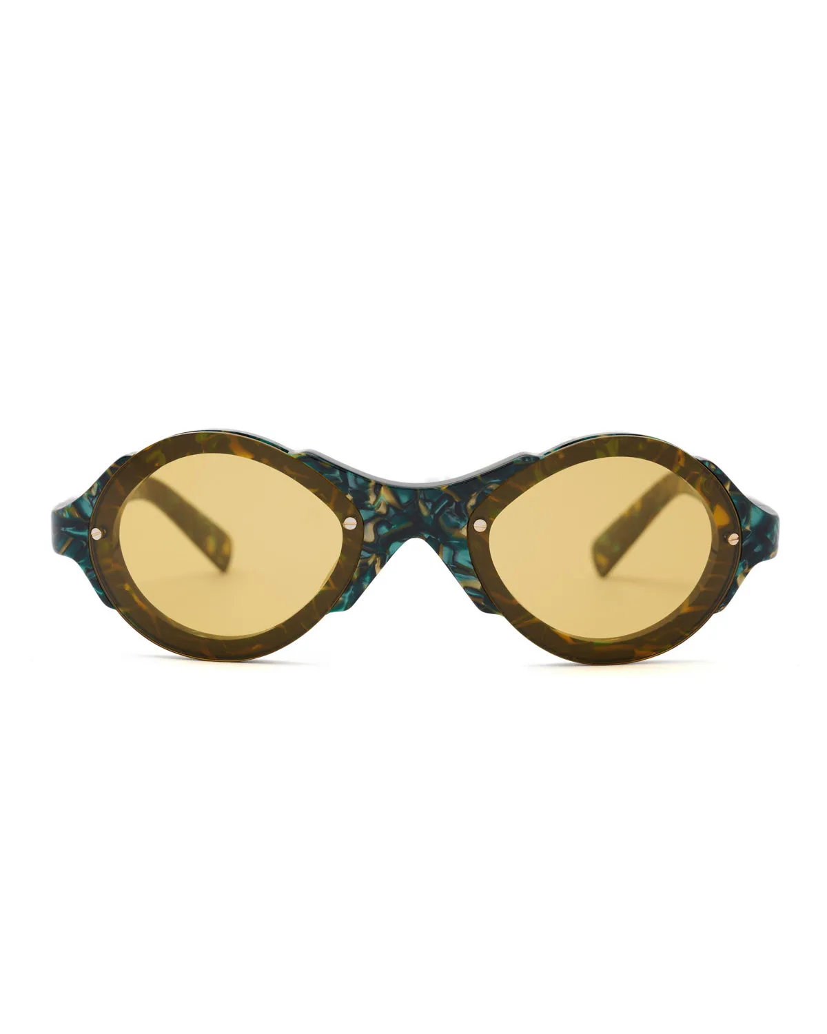 Mutant Post Modern Primitive Eye Protection - Green Granite sold by Brain Dead