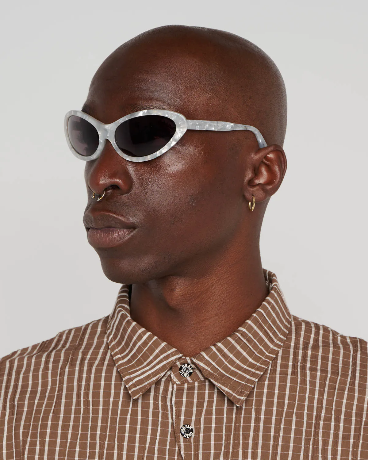 Bug Post Modern Primitive Eye Protection - Silver Pearl sold by Brain Dead product image thumbnail 4