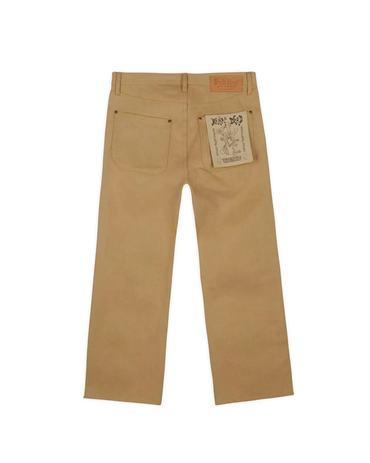 Type 00 13.5oz Selvedge Bull Denim - Tan sold by Brain Dead product image thumbnail 3