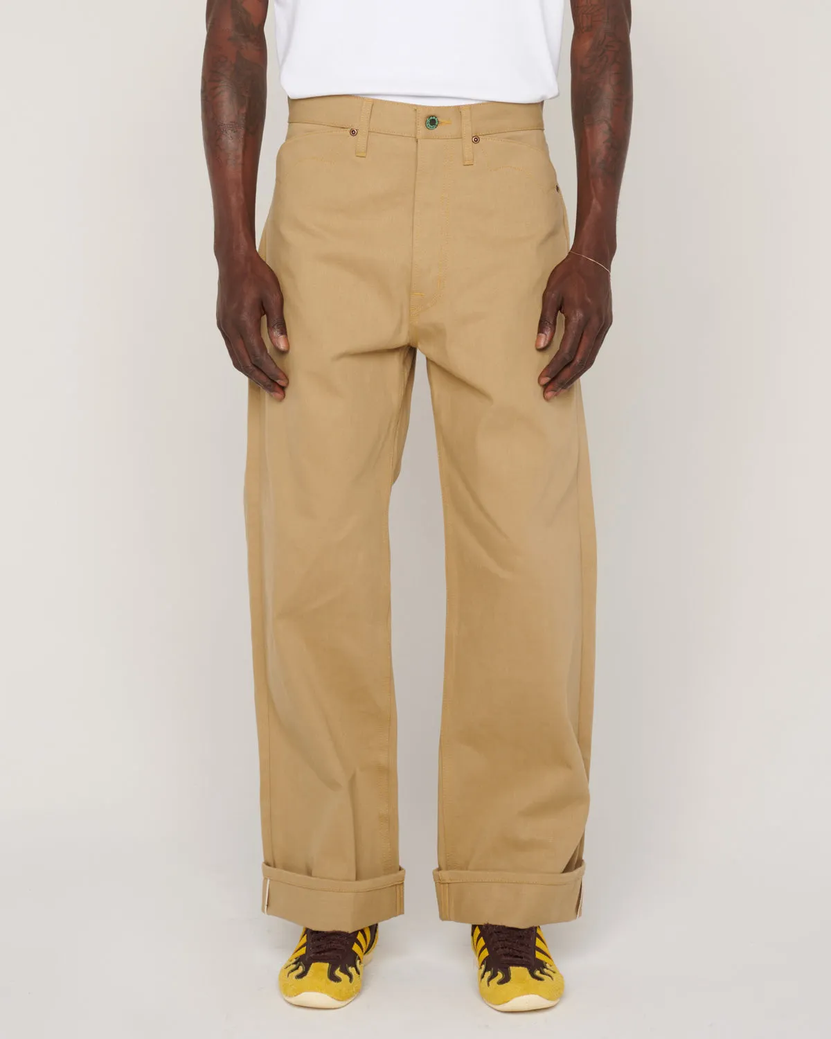 Type 00 13.5oz Selvedge Bull Denim - Tan sold by Brain Dead product image thumbnail 2