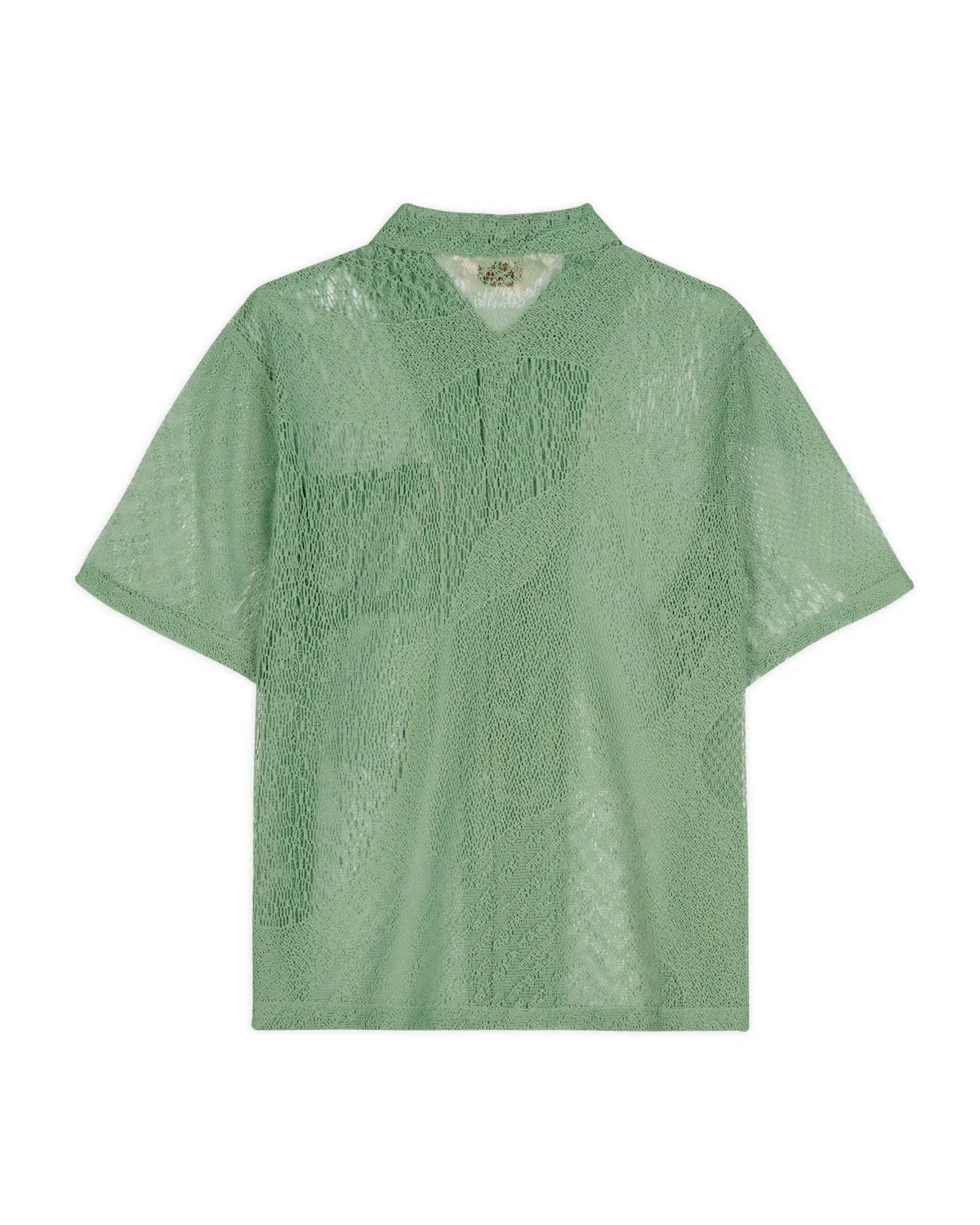 Engineered Mesh Short Sleeve Button Up - Green sold by Brain Dead product image thumbnail 3
