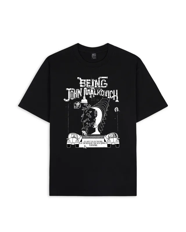 Brain Dead x Being John Malkovich Turnpike T-shirt - Black made by Brain Dead
