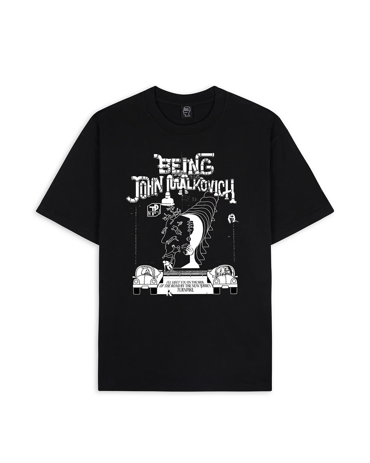 Brain Dead x Being John Malkovich Turnpike T-shirt - Black sold by Brain Dead