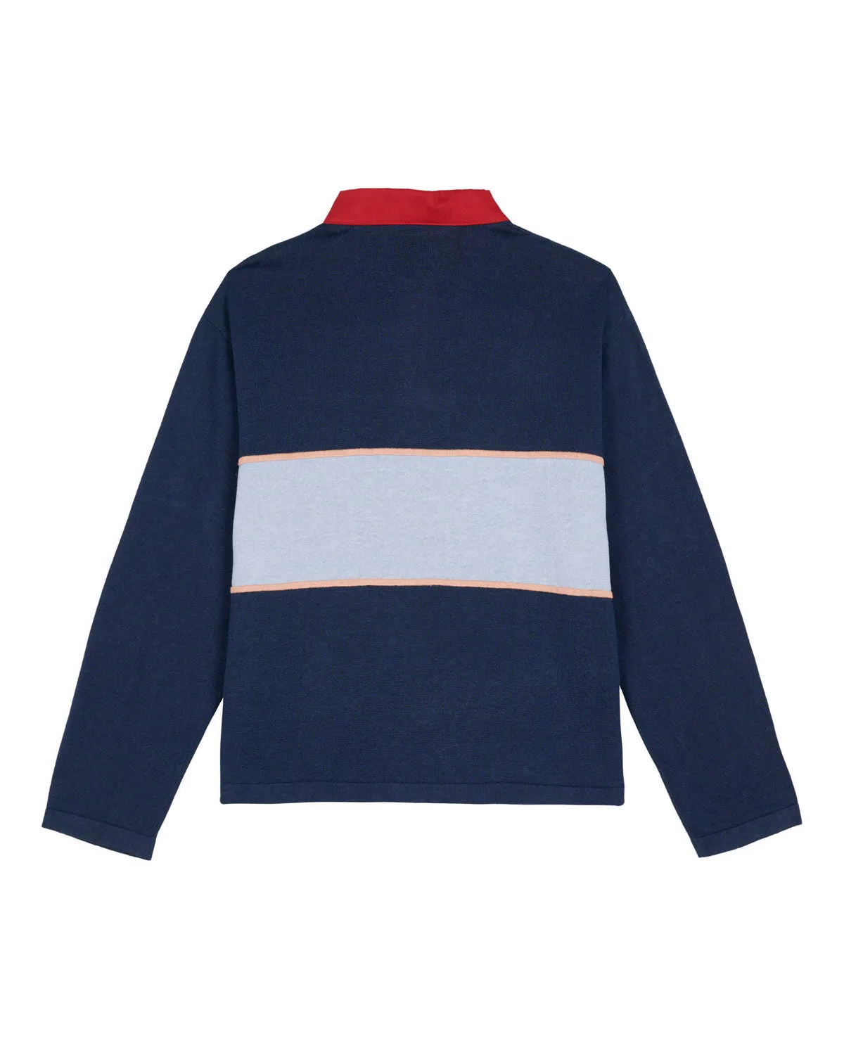 Lifted Stripe Long Sleeve Sweater - Navy Multi sold by Brain Dead product image thumbnail 4