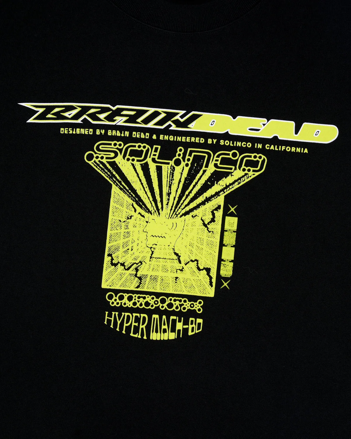 Brain Dead x Solinco T-shirt - Black sold by Brain Dead product image thumbnail 2