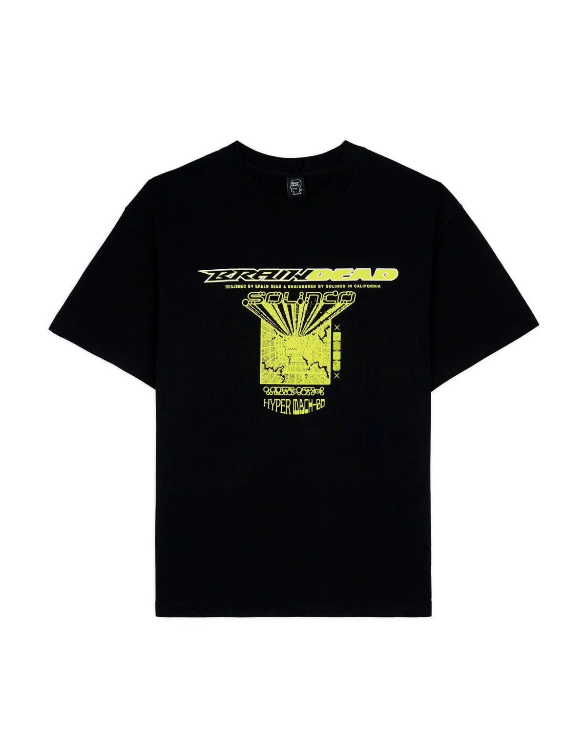 Brain Dead x Solinco T-shirt - Black sold by Brain Dead