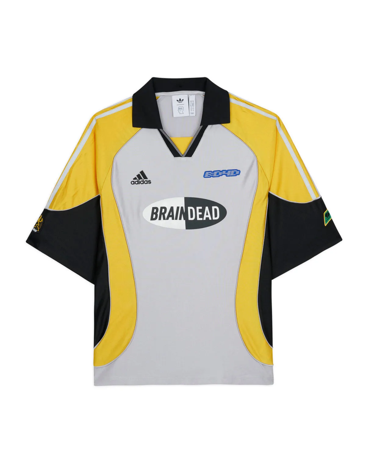 Brain Dead x adidas Short Sleeve Jersey - Silver sold by Brain Dead